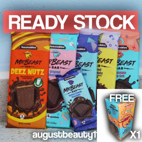 Mrbeast Chocolate Feastables ALL Flavours | Lazada