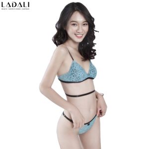 Áo Lót Bralette Không Gọng Ladali Thiết Kế Đan Dây Chéo Cá Tính Đệm Mỏng Thông Thoáng Hàng Cao Cấp