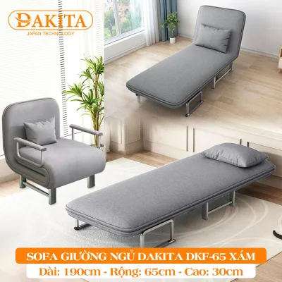 Giường Ngủ thành ghế SOFA SIÊU XỊN DAKITA DKF-65 Giường Ngủ Có Nệm Xếp Gọn Đa Năng (Rộng 65cm)