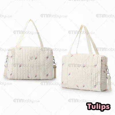 Korea Ins Embroidery Multifunction Mommy Bag Diaper Bag Stroller Hanging Organizer Bag Shoulder bag