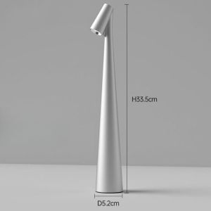 D101 Đèn bàn LED Cảm biến cảm ứng Đèn ngủ để bàn Đèn đọc sách không dây có thể sạc lại đèn bàn học