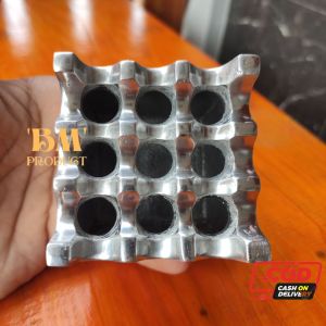 Asbak Kotak Almunium Lubang 25 Asbak Hotel 1 pcs Asbak Unik Asbak Aesthetic