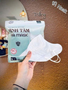 [100 chiếc ] Khẩu trang 9A Anh Tâm 5 lớp chống nắng toàn diện che phủ rộng 48-85kg Có lớp  kháng khuẩn - ANNA