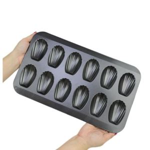 10 / 12 cavity madeleine pan cake baking mould seashell baking tray madeline