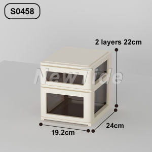 NewTide Desktop Stationery Organizer With Drawer Cosmetic Organizer Desk Organizer Storage Box Office Storage Rack