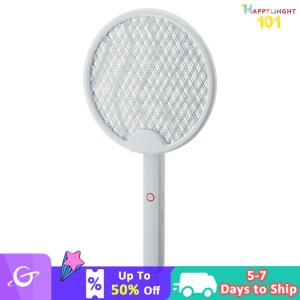 Foldable Fly Swatter Trap USB Rechargeable Electric Fly Insect Bug Zapper Bat Trap Insect Exterminator for Home Outdoor