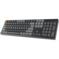 Keychron K10เกมไร้สายคีย์บอร์ดแบบกลไก/ขนาดเต็ม/เค้าโครงสหรัฐอเมริกา/ไฟ LED สีขาว/Gateron G Pro สวิทช์ทางกล/ใช้ได้กับสายและบลูทูธไร้สาย/เมาส์ Mac Windows (Gateron G Pro แกนกลไกสีแดง). 