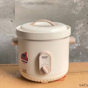 Nồi Nấu Chậm Nhập Khẩu Lõi Sứ Hầm Cháo cho bé hầm gà kho cá..Bennix BN-68KC Bảo hành 2 Năm