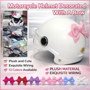 Motorcycle Helmet Bowknot Decor Accessory Easy to Attach Unique Style Motorbike Decoration