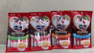 Súp Thưởng Cho Mèo Silver Spoon Thailand dạng thanh 56g (4 tuýp) chính hãng