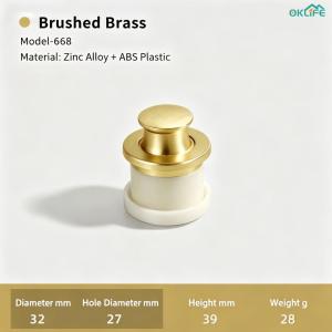 [OKLIFE. SG]Embedded Concealed Rotatable Door Pull Handle Invisible Flush Knob for Tatami Drawer Wardrobe Fitting