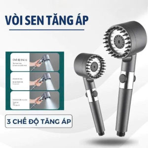 Vòi Sen Tăng Áp Cao Cấp 3 Chế Độ – Thiết Kế Hiện Đại Siêu Bền Tiết Kiệm Nước