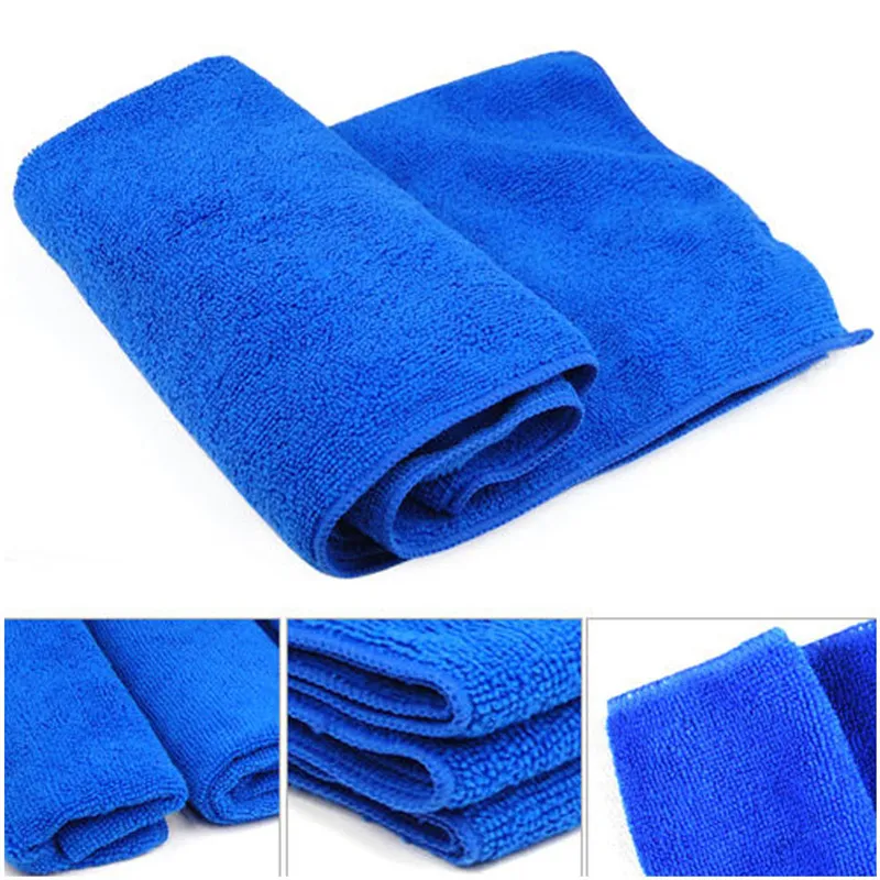 Ready Stock】30x70cm Thick Soft Microfiber Cleaning Towel Car Wash