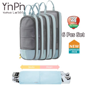 Compression Packing Cubes Expandable Travel Luggage Organizer Suitcases Storage Bags
