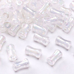45-90pcs 4x8mm High Quality Glass Rice Beads Colorful Clear Bamboo Knot for DIY Necklace Bracelet Earring Jewelry Making Accessories