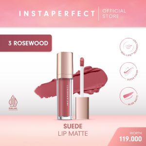 INSTAPERFECT Suede Lip Matte | Lip Matte 4.2g | MLBB Nude Cover Blurry Transfer Resistant | Lipstick