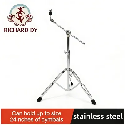 Mavies QUALITY EXTRA THICK Cymbal WITH Boom Stand Cymbal Stand