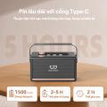 Goojodoq Loa Bluetooth phong cách 5.3 BT Kết nối không dây Hỗ trợ cuộc gọi rảnh tay Tăng cường Âm thanh âm trầm sâu. 