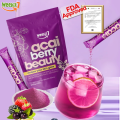 Weekit7 Organic Acai Berry Powder Anti-Aging Strawberry Cherry 7 in 1 Berry Beauty Whitening Drink FDA Approved. 