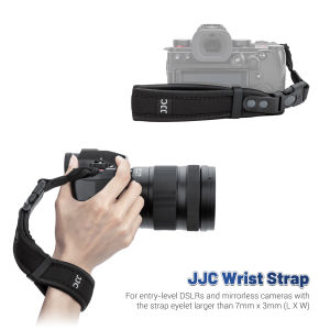 JJC Wrist Strap For Mirrorless & Compact Cameras Compatible With Sony A1/ A7 V/ A7 IV/ A7C II/ ZV-1/ ZV-E10L/ RX100 VIICanon EOS R5/R5 Mark II/ R8/ R50Nikon Z5 /Z8 /ZfcFujifilm X-T5/ X-S20/ GFX 100 IIPanasonic S9/ S5 II/ G97/ G100DLeica Q3Ricoh GR3