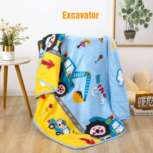 Soft Cotton Kids Blanket/Aircond Blanket / Baby Blanket/Children Blanket/Kids Comforter/Selimut Budak/Nursery Cover /Cartoon blanket 儿童夏凉被被空调被夏季薄小被子