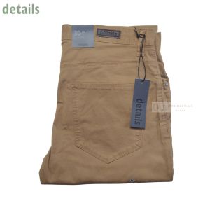 DETAILS Celana Chino Slimfit Pria / Celana Panjang Laki-laki Slim Fit Bahan Katun Twill Stretching & Firm