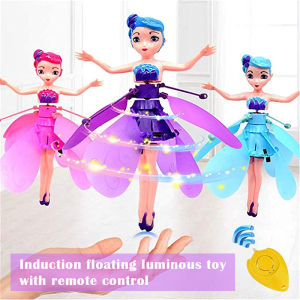 Flying Fairy Girls Toy Magical Wing Infrared Induction Control Child flying fairy doll with Remote Control
