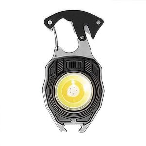 Multifunctional Rechargeable Work Light/Keychain Flashlight for Outdoor Camping Fishing Waterproof
