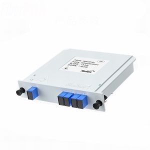 HUAWEI Optical Fiber Splitter Cassette Box 1-2 1-4 1-8 1-16 SC UPC Plug-in Type Optical PLC Splitter all blue Pigtail