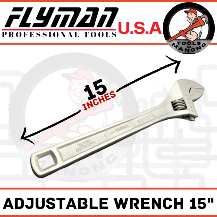 Tools Ni Manong Flyman Adjustable Wrench 15