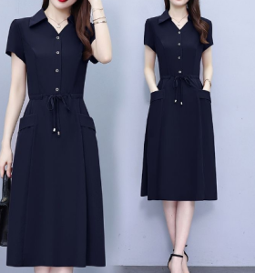 Womens A-line Skirt Loose and Versatile New Summer Casual Dress Stylish and Slimming Oversized Dress