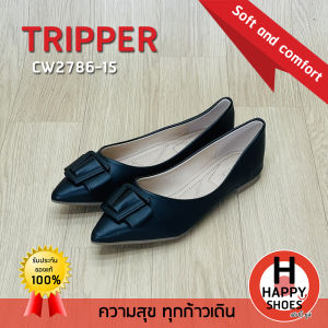 [🥇ทริปเปอร์แท้100%🚛ส่งด่วน🔢ไซส์36-40] TRIPPER รุ่น CW2786-15 รองเท้าคัชชูหญิง รองเท้าหนังหุ้มส้น หนังนุ่มเพื่อสุขภาพ สวย นุ่มเบา สบายเท้า