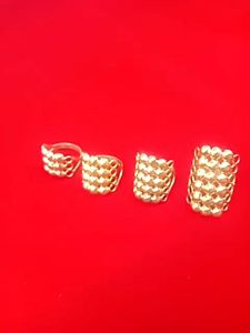 Cincin Merica Wanita Tempahan Lapis Emas