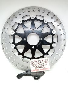 Disc Piringan Cakram Depan bulat black Jupiter Z / FIZR / VEGA R Lebar MODEL TZM