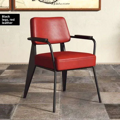 Dining Chair Nordic Style Dining Chair For Home Use Trendy Dining Chair With Iron Armrests Hotel Dining Chair Coffee Chair Manicure Chair