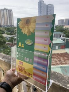 Kệ mica để bàn A4 1 ngăn 3 ngăn đựng tài liệu tờ rơi cho cá nhân doanh nghiệp