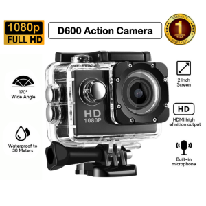 O.SHINE D600 Action Sports Body Camera Waterproof Camcorder Infrared Night Vision Dash Cam Motion Sensor