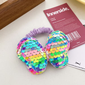 Gratis Ongkir - Aksesoris Rambut Anak Perempuan / Ikat Rambut Model Kupu / Kunciran Rambut Manik Kilau