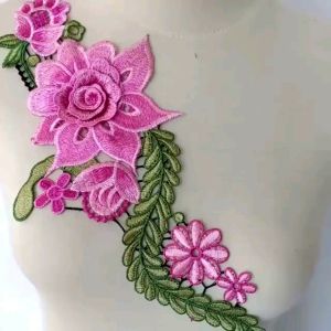 Bordir Bunga 3D Import & Aplikasi Bordir