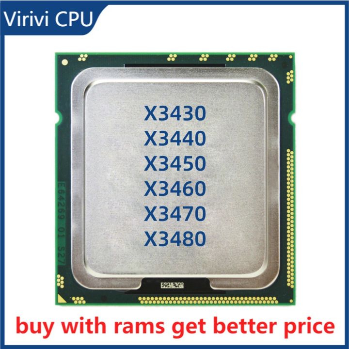 อินเทล Xeon X3430 X3440 X3450 X3460 X3470 X3480 CPU LGA1156 | Lazada.co.th