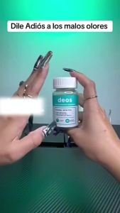 Deos Body Odor Control Capsules 30s Fresh Underarms Private Area & Breath Natural Herbal Supplement 1 Caps Daily