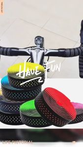 Road Bicycle Handlebar Tape MTB Cork EVA PU Bicycle Shock-absorbing Bag with 2-bar Stopper