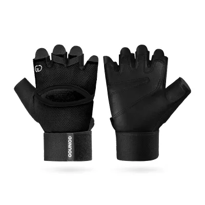GOUNOD Sports Half-Finger Gloves For Men And Women Outdoor Cycling Weightlifting Climbing Shock-Absorbing Anti-slip Breathable Fitness Palm Protection Gloves