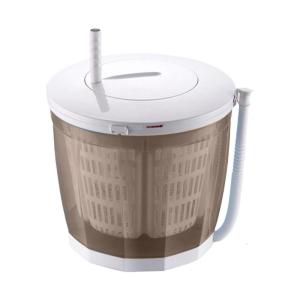 Space Saving Manual Clothes Cleaner with Spin Dry Function Easy Assembly Washer Washing Machine for Apartments Travel