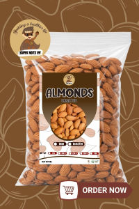 SuperNuts PH Premium Almonds |  Roasted Unsalted Almond Nuts | Healthy High Protein Snack | 100g 250g 500g 1kg