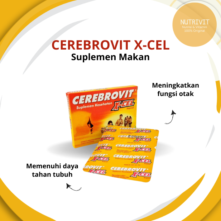 Cerebrovit X-Cel Per Strip 10 TABLET