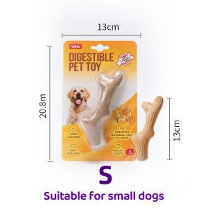 Dog Chew Toy Teething Stick Dog Chewing Beef Bone Snack Dental Care Training Toy
