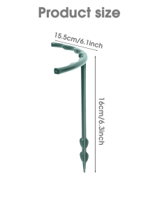 Garden Plant Support Cage Plie Flower Stand Holder Plastic Semi-Circle Green House Orchard Rod Household Gardening Bonsai Tool 16/27cm