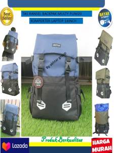 Tas Ransel Pria Distro Keren, Tas Ransel Laptop 17inch, dan Tas Ransel 60 Liter