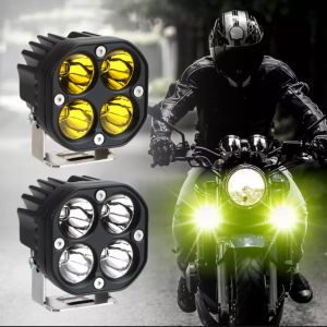 Đèn trợ sáng L4x Ztun 4 tim led vỏ hợp kim chống nước siêu sáng lắp xe máy ô tô hàng cao câp phụ kiện đồ chơi xe máy